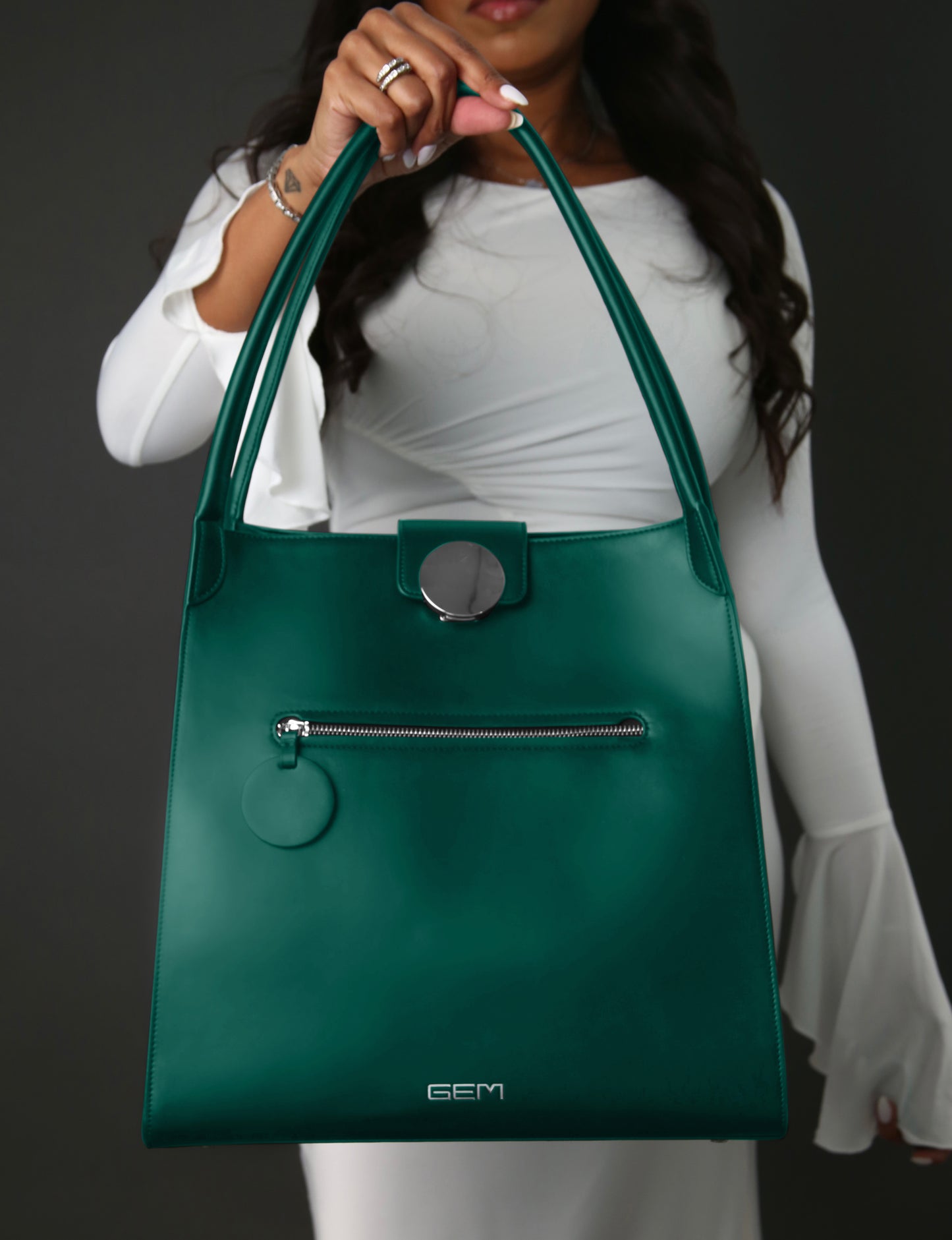 The Carry It All GEM Tote -  Jade