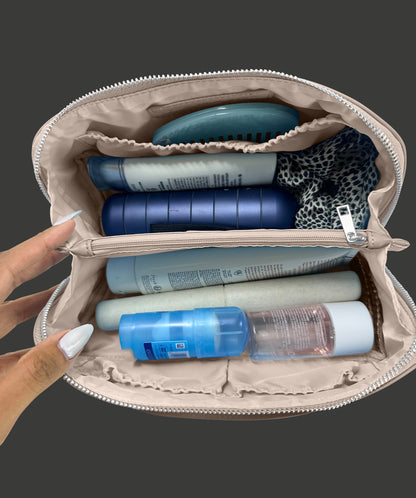 Essential GEM Toiletry Bag - Smoky Quartz